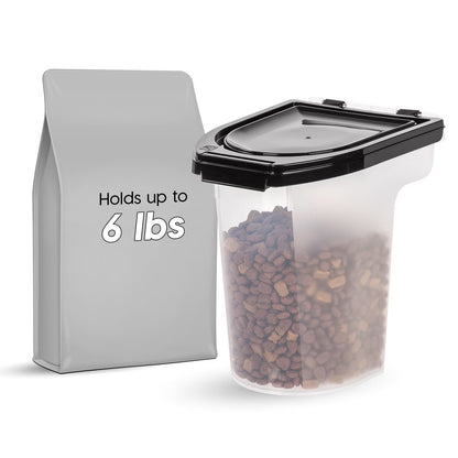 IRIS WeatherPro Airtight Pet Food Storage Container, 8 Qt
