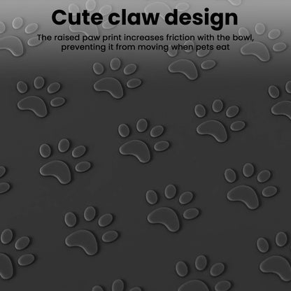 Silicone Waterproof Pet Food Mat (Black)